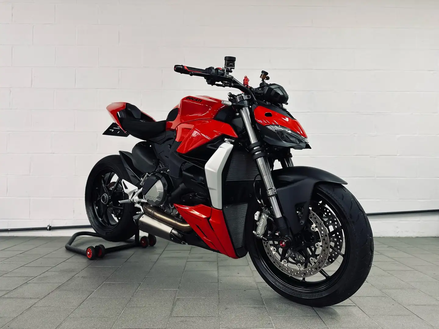 Ducati Streetfighter V2***FULL OPTION***3000KM***DUCATI SAMBREVILLE Rood - 1