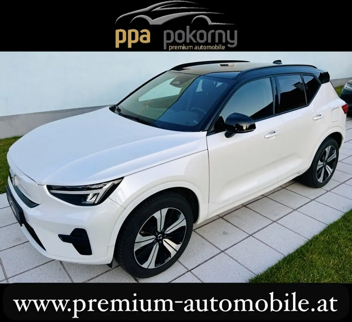 Volvo XC40 Recharge Pure Electric 69kWh Recharge Plus Weiß - 1
