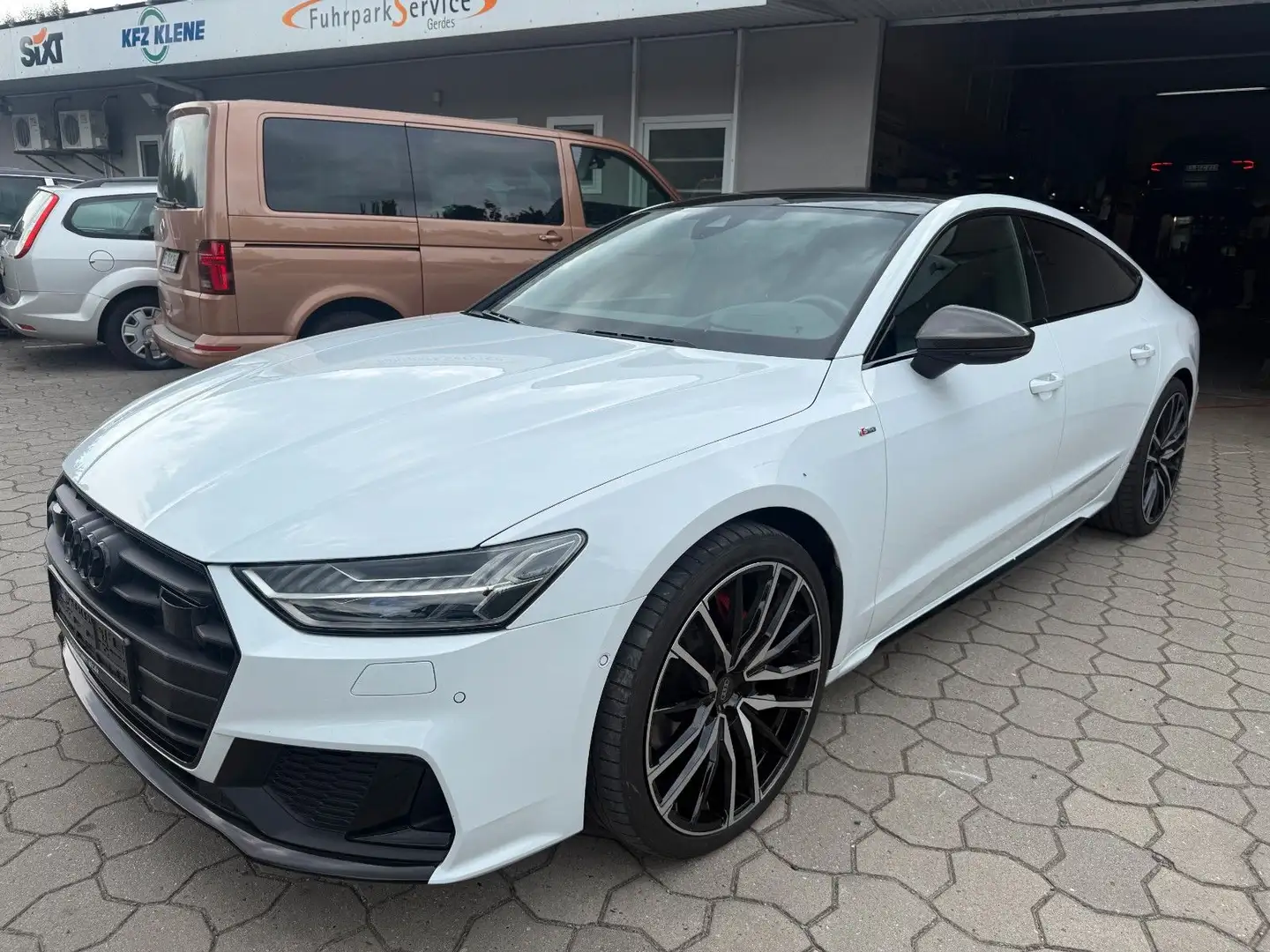 Audi A7 Sportback 45 TDI quattro S-Line ACC Laser Blanc - 1