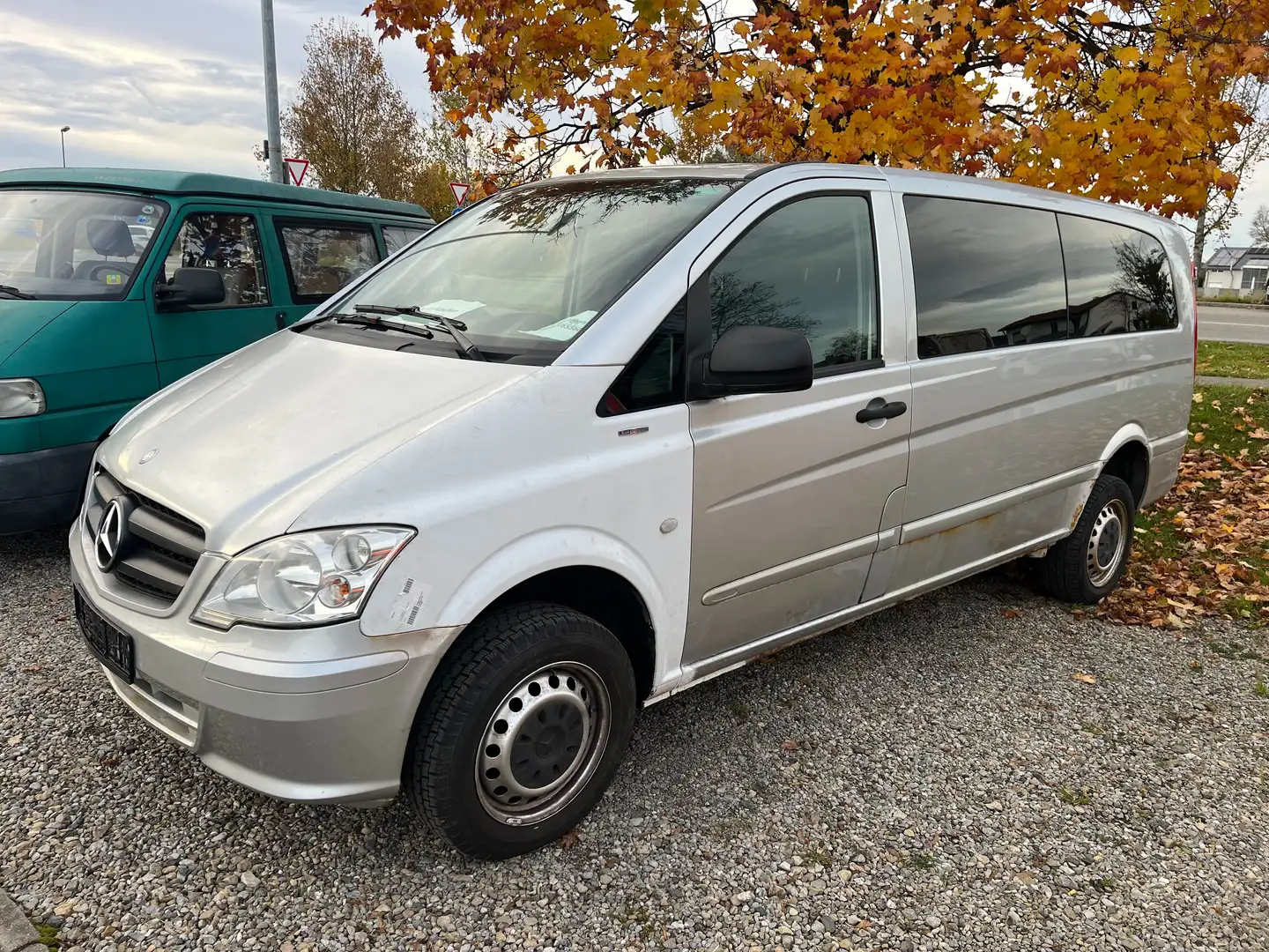 Mercedes-Benz Vito 113 CDI extralang Allrad (4x4) Klima Tempomat Silber - 2