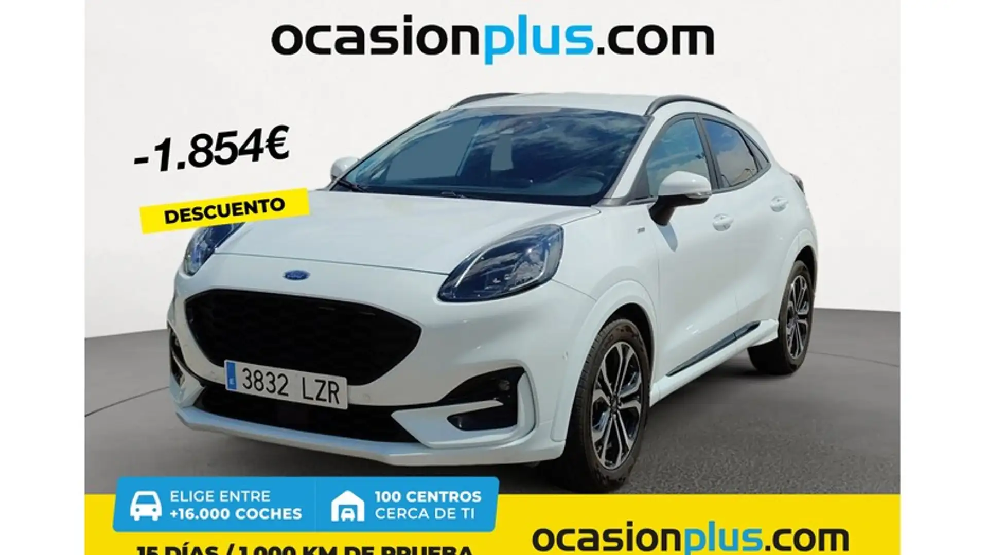 Ford Puma 1.0 EcoBoost MHEV ST-Line Aut. 125 Blanco - 1