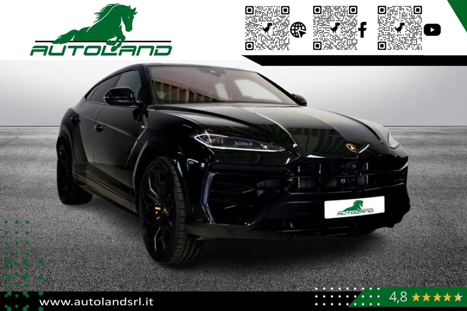 Lamborghini Urus 4.0 SE 799cv Leasing da 4900 euro*Consegna 30 gg Nero - 1