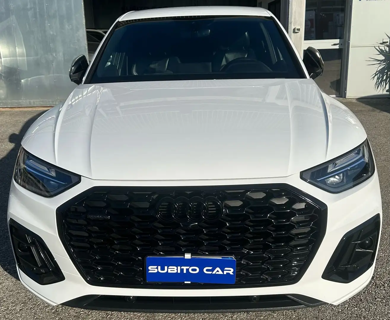 Audi Q5 Sportback 40 2.0 tdi mhev S line Plus quattro Bianco - 2