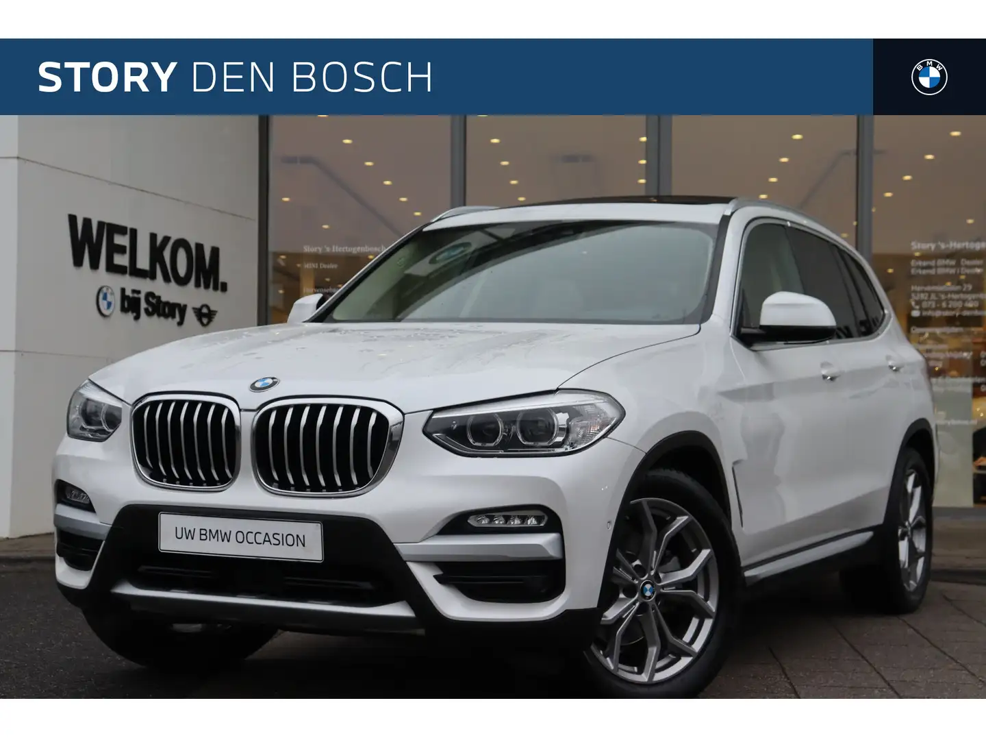 BMW X3 xDrive20i High Executive xLine Automaat / Panorama Wit - 1