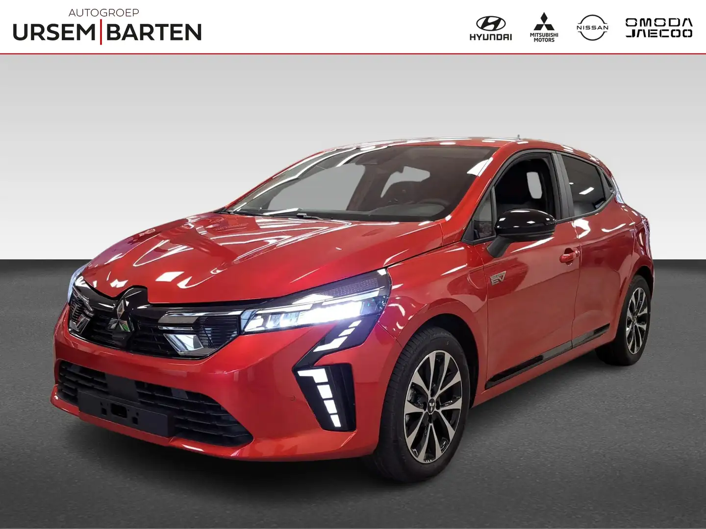 Mitsubishi Colt 1.6 HEV Intense Sunrise Red Special € 3.000,- kort Rood - 1