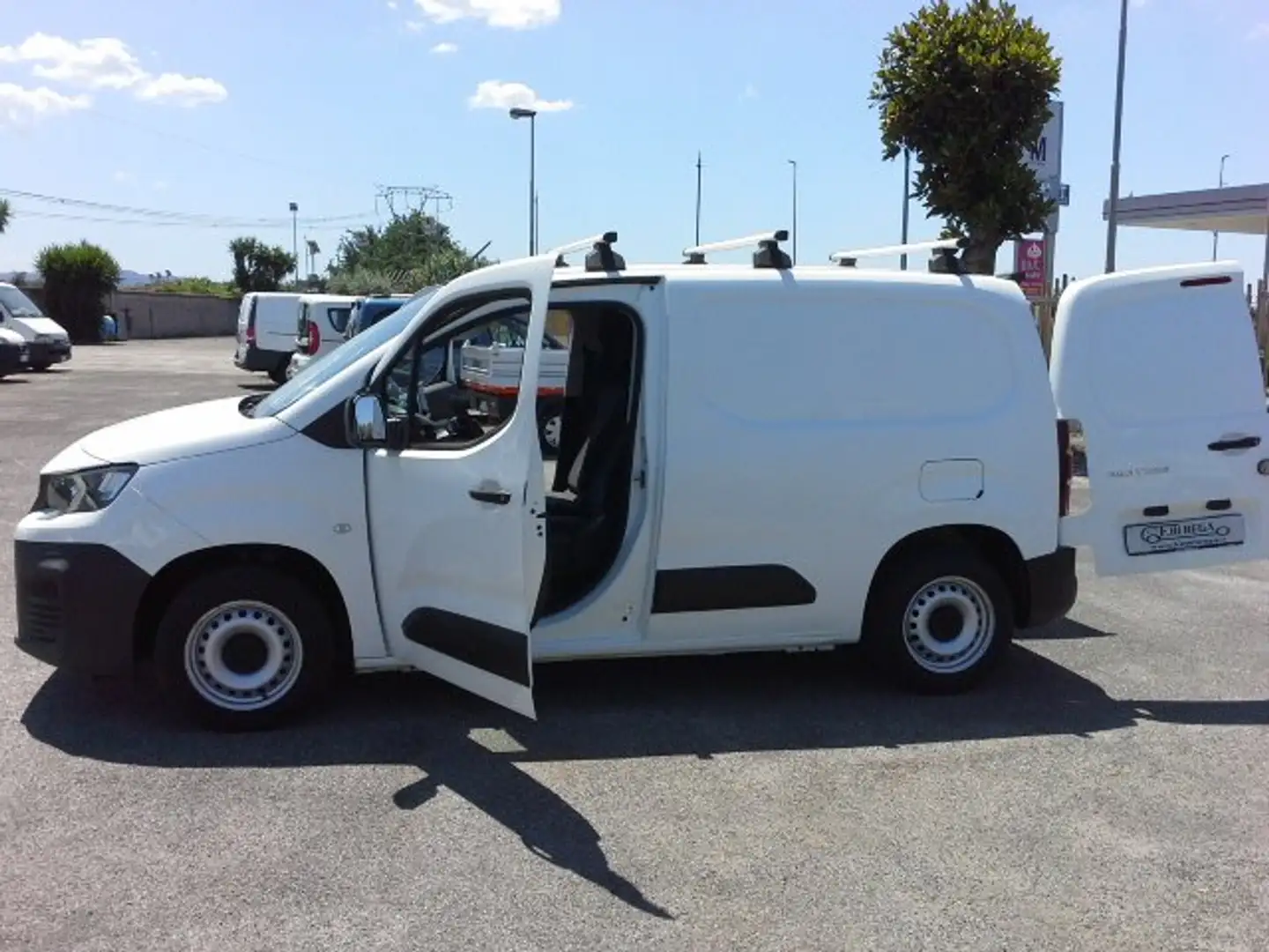 Peugeot Partner 1.6 HDI FURGONE van 3 posti CON BARRE SUL TETTO Blanco - 1