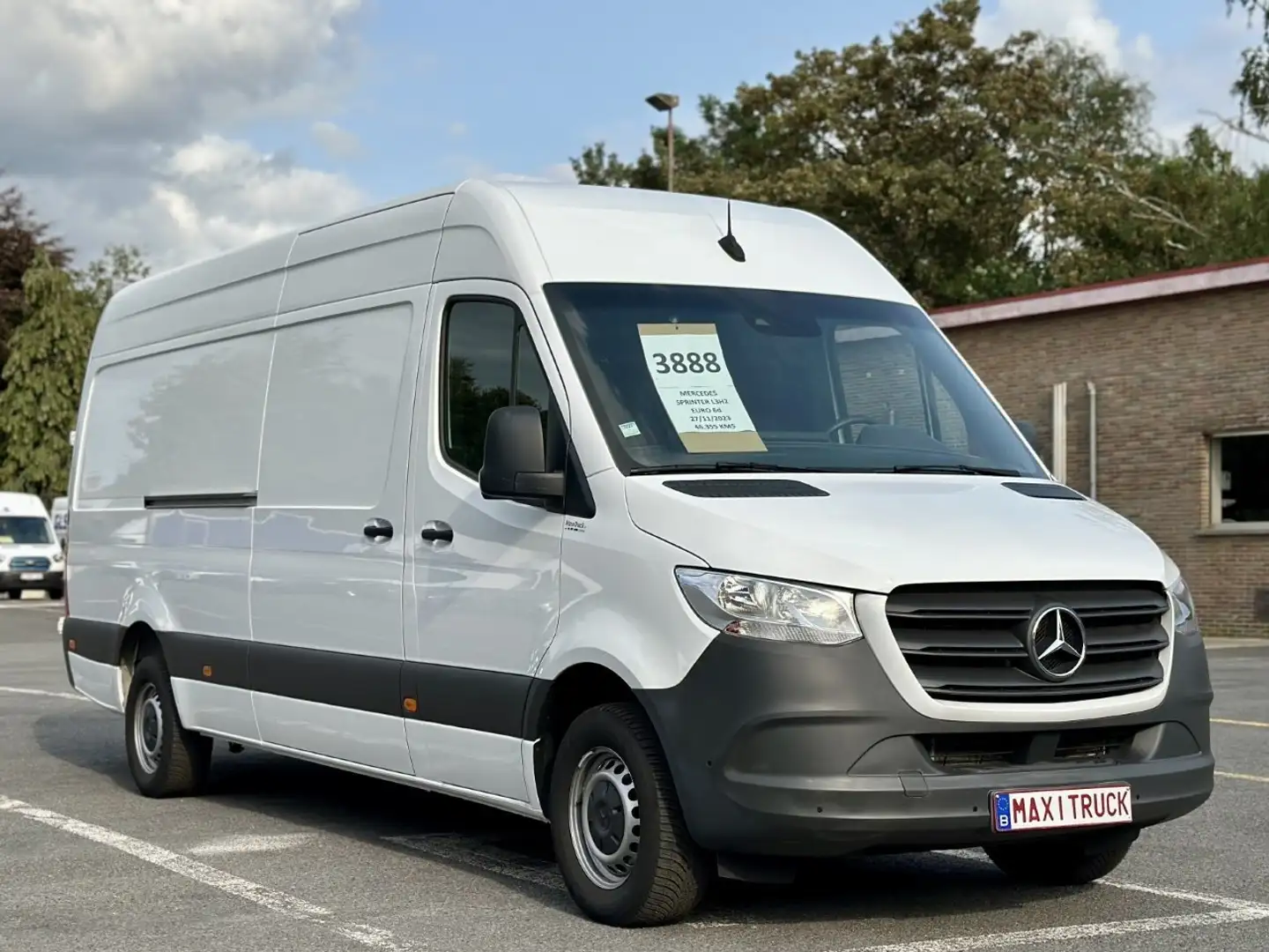 Mercedes-Benz Sprinter L3H2 AUTOMAAT - 32.500€ - Leasing 1.185€/M Blanc - 2