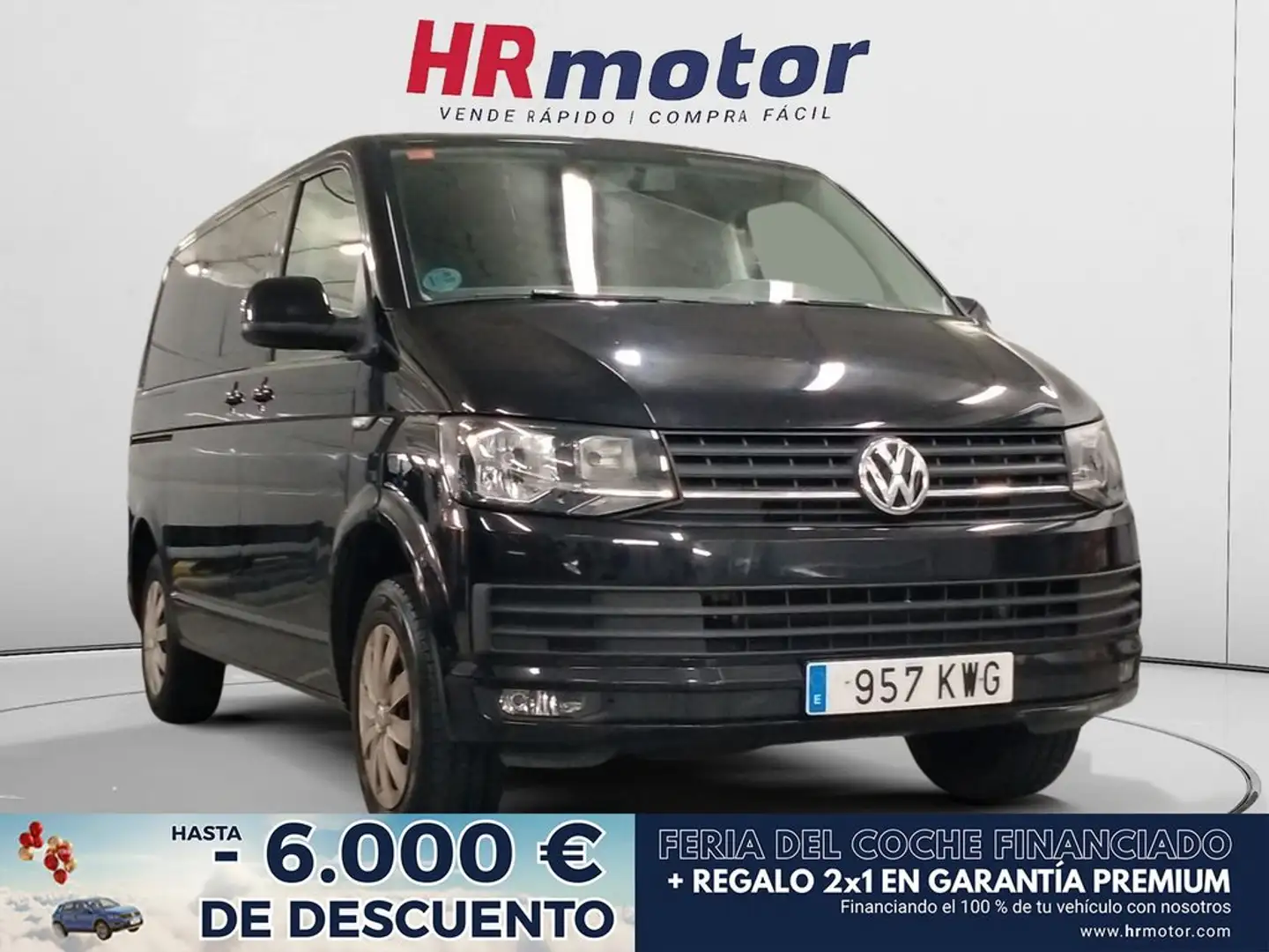 Volkswagen Transporter T6 Caravelle 2.0 TDI Trendline Negro - 1