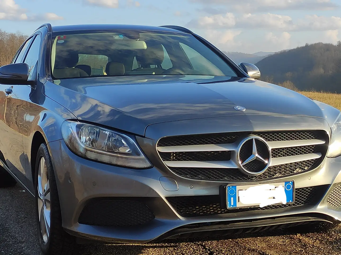 Mercedes-Benz C 200 Classe C-S205 2014 SW SW d (bt) Business auto Grigio - 2