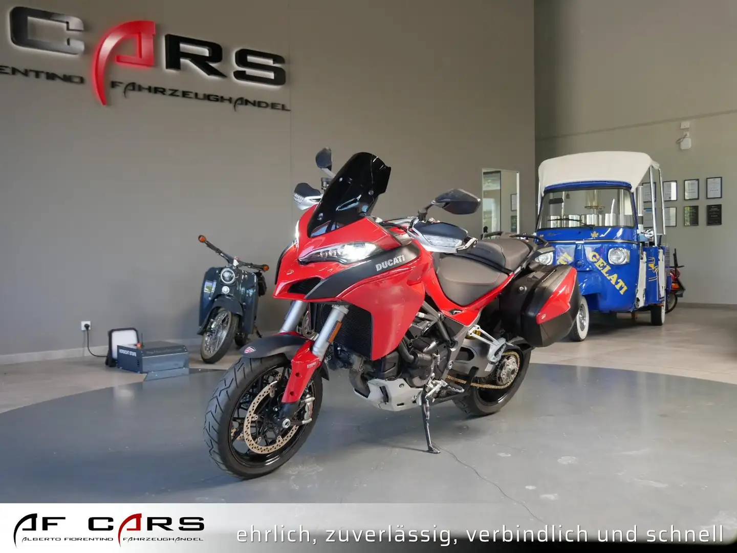 Ducati Multistrada 1260 S ABS LED Termignoni Sportabgas Koffer Червоний - 1