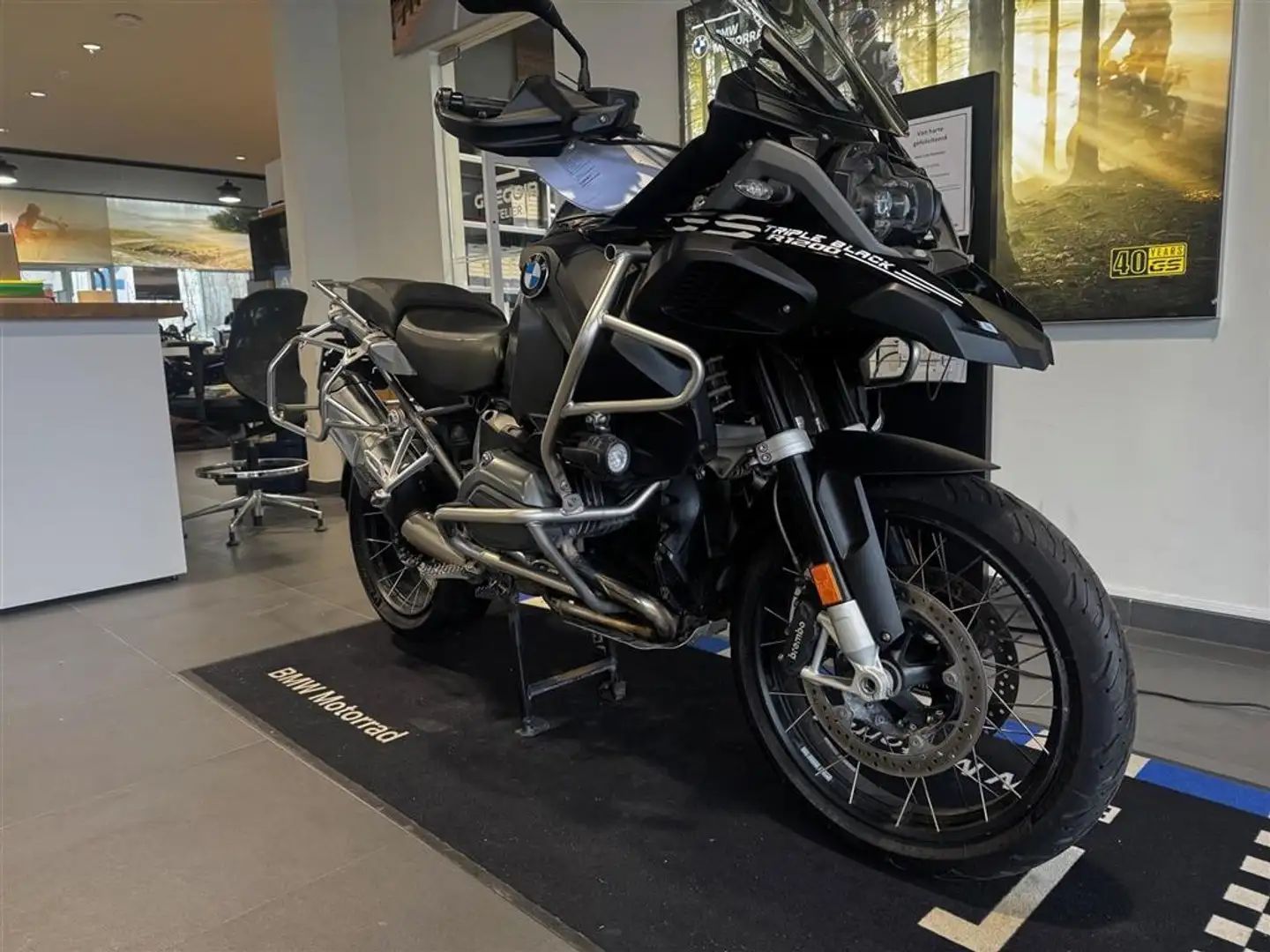BMW R 1200 GS Adventure LAGE OPHANGING Noir - 2