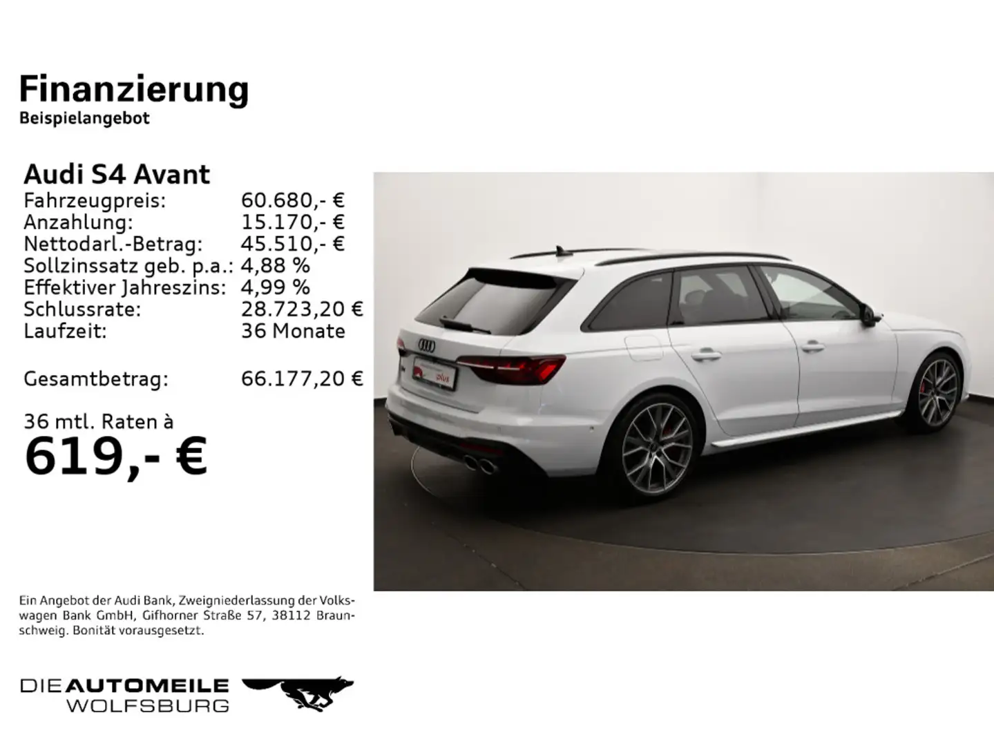 Audi S4 3.0 TDI Tiptronic quattro Standhzg/Pano Weiß - 2