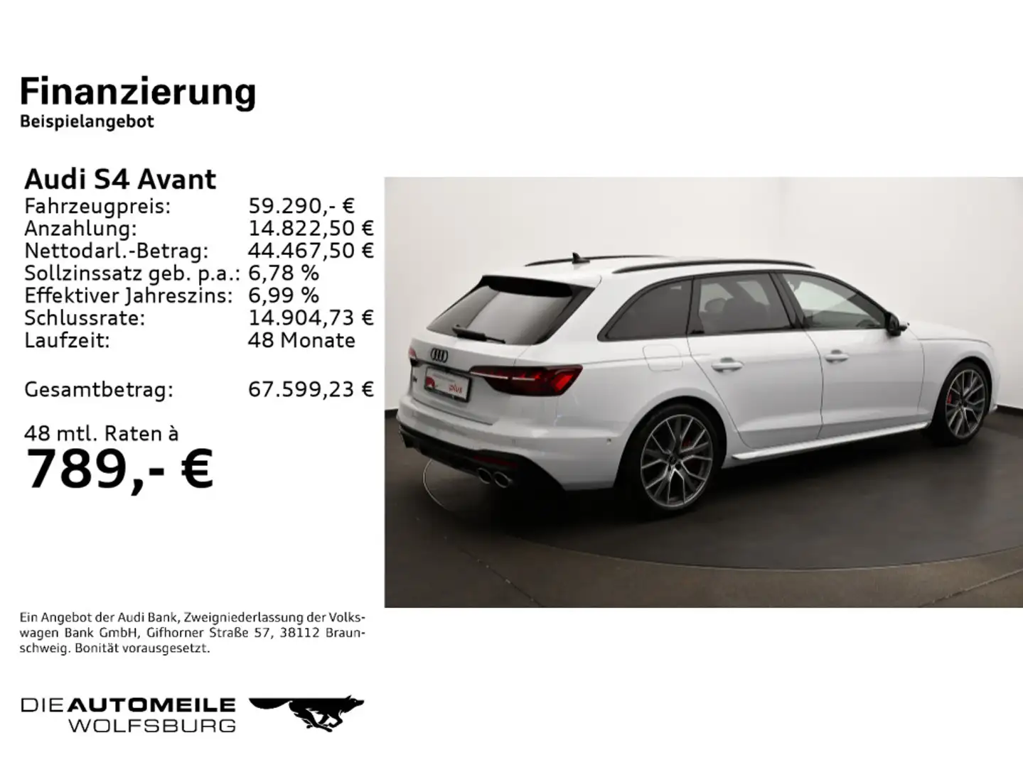 Audi S4 3.0 TDI Tiptronic quattro Standhzg/Pano Weiß - 2