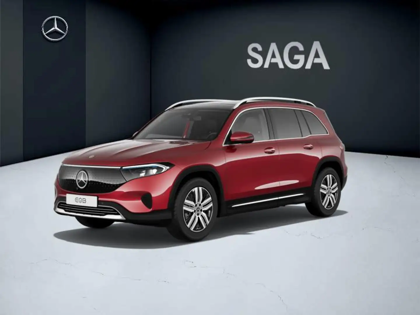Mercedes-Benz EQB 250 250 + luxury line Červená - 1