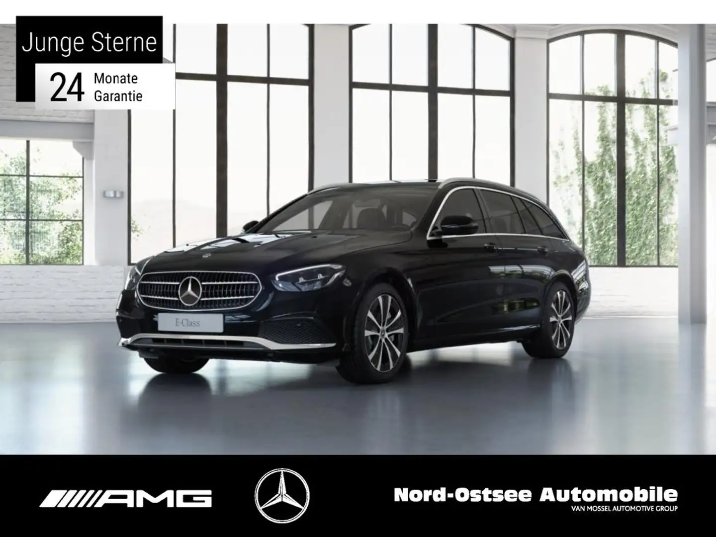 Mercedes-Benz E 300 de T AVANTGARDE KAMERA NAVI AHK LED SHZ Zwart - 1