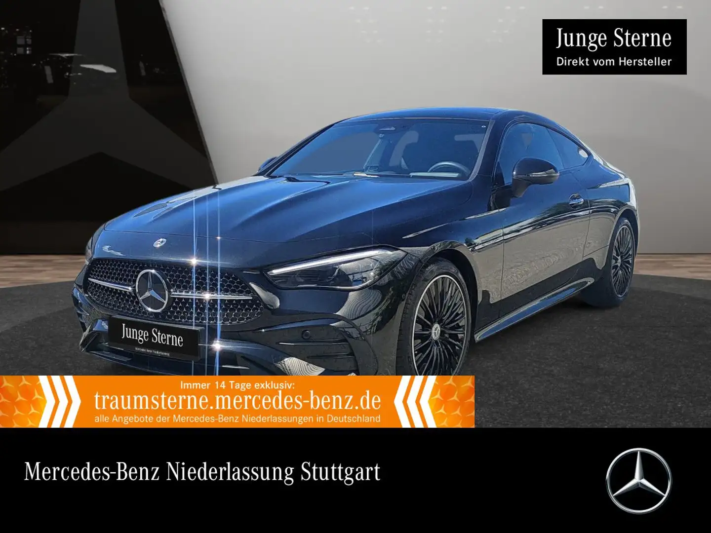 Mercedes-Benz CLE 200 AMG+NIGHT+PANO+LED+KAMERA+TOTW+KEYLESS+9G Zwart - 1