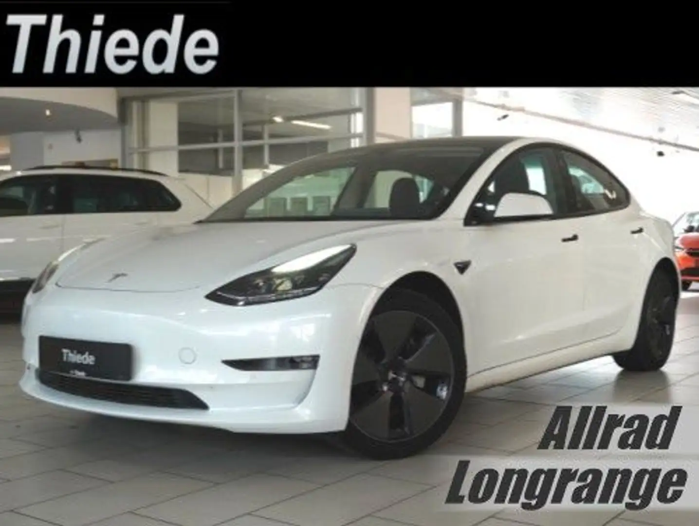Tesla Model 3 LONGRANGE DUAL-MOTOR NAVI/KAMERA/SHZ/AHK Blanc - 1