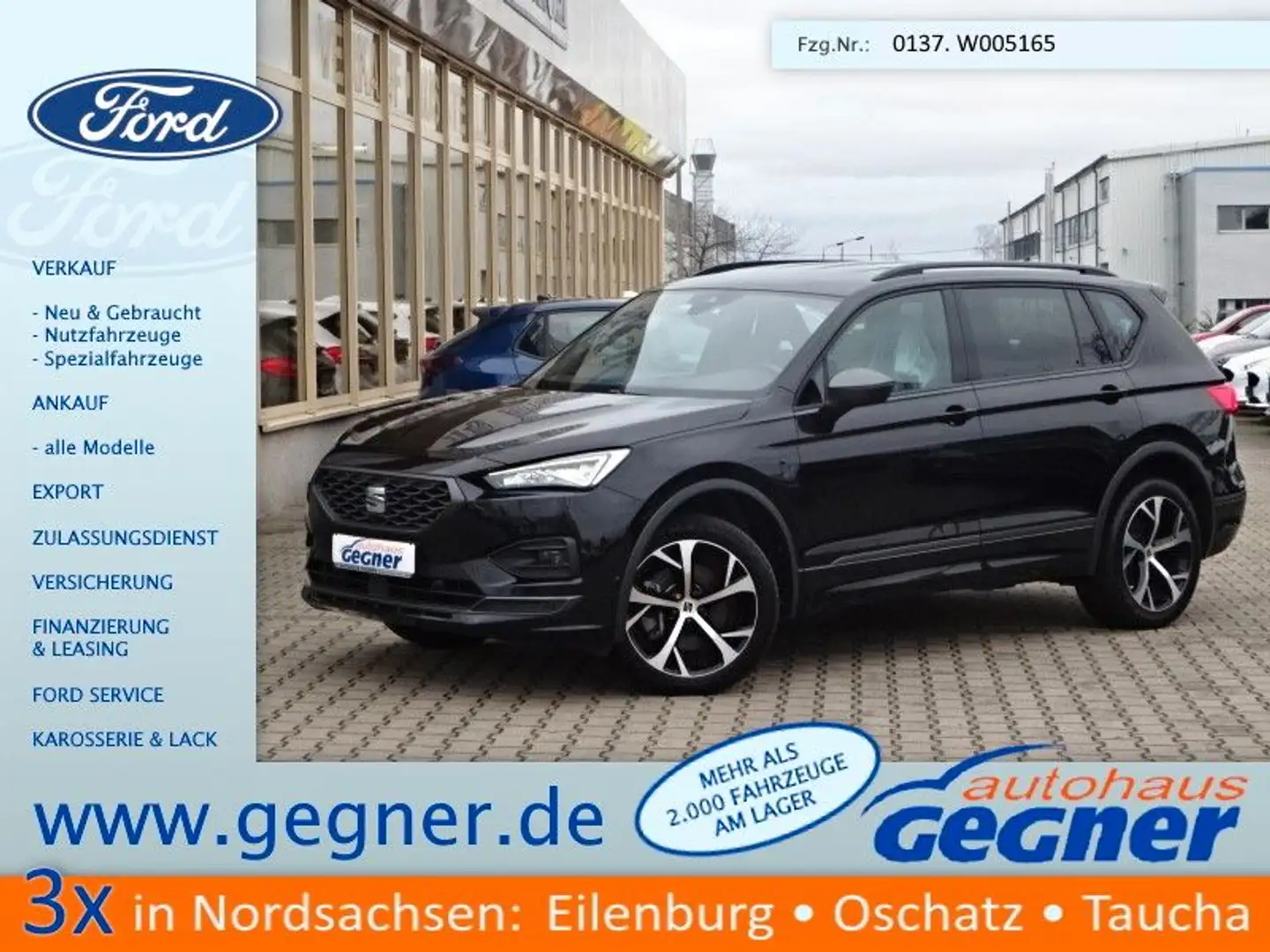 SEAT Tarraco 200PS DSG FR 4Drive ACC LED 3-Zonen Schwarz - 1
