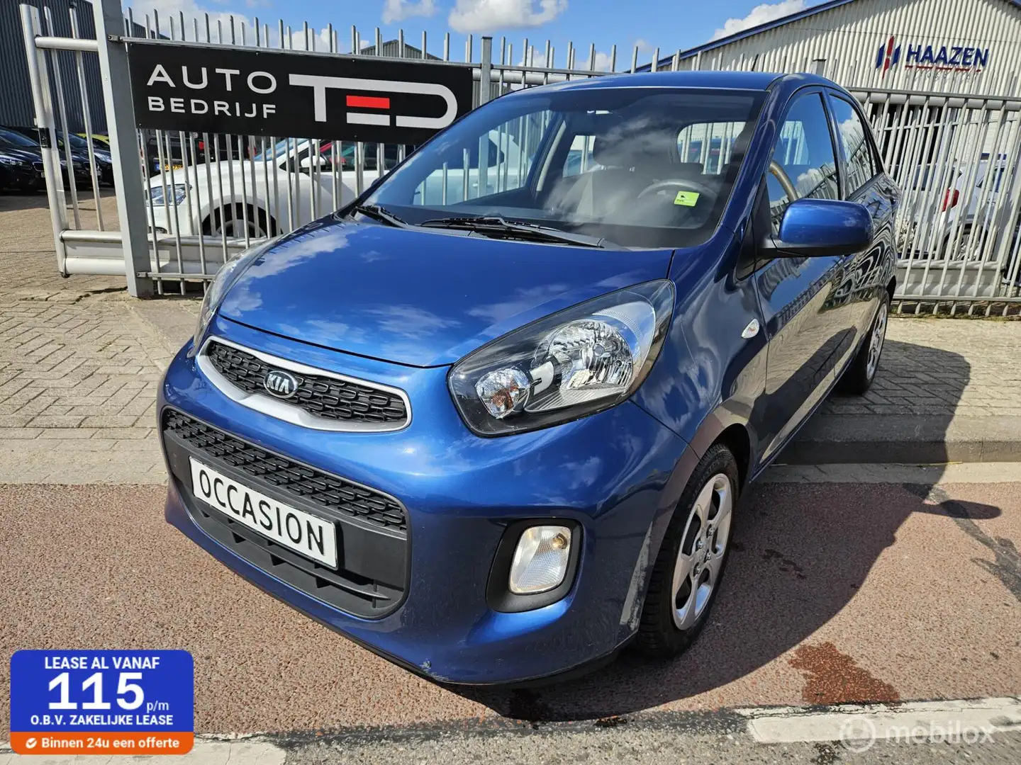 Kia Picanto 1.0 CVVT EconomyPlusLine Blauw - 1