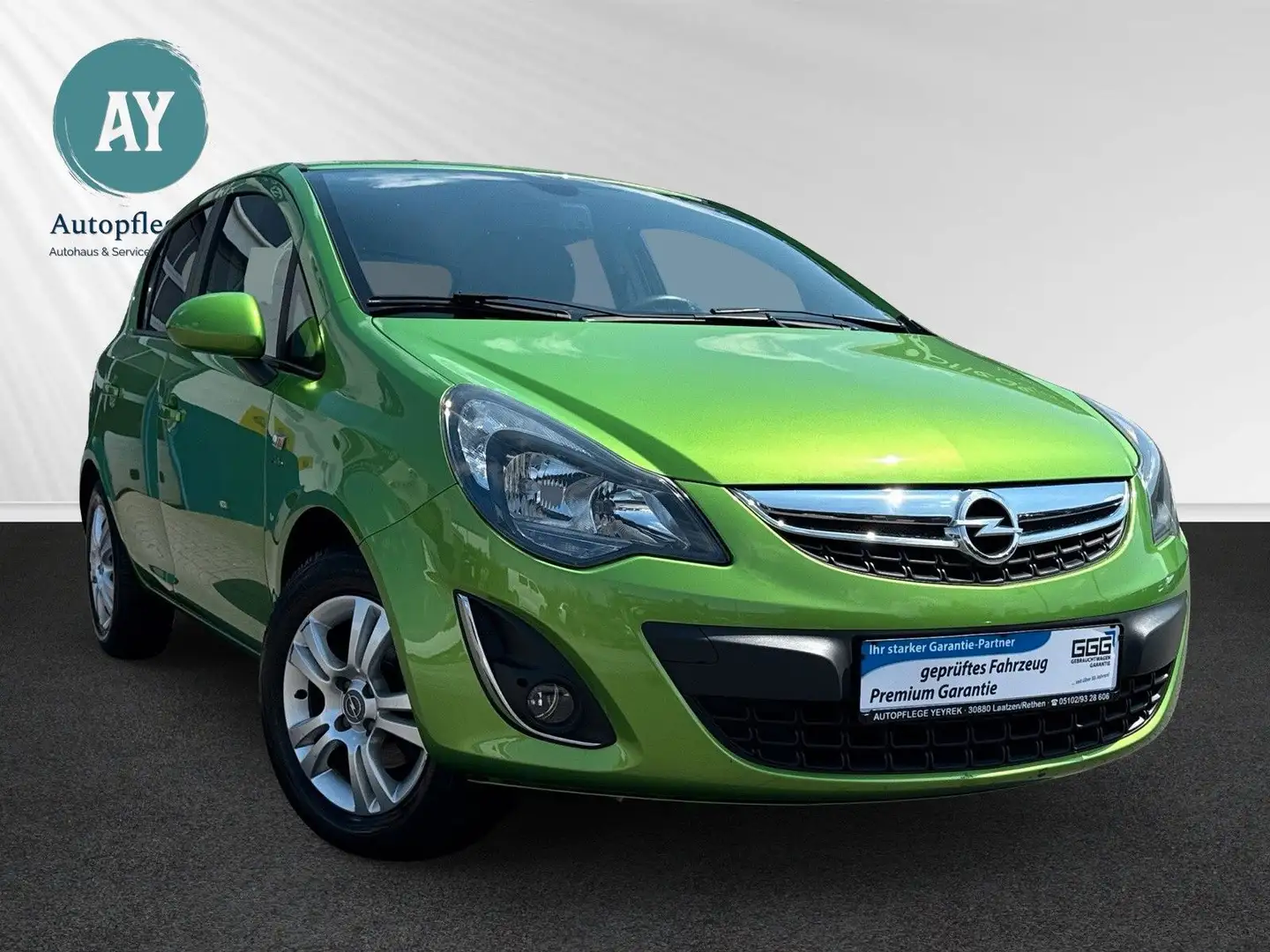 Opel Corsa D Active |Navi|Pdc|Shz|Lenkrad-Hzg|Klima| Verde - 1