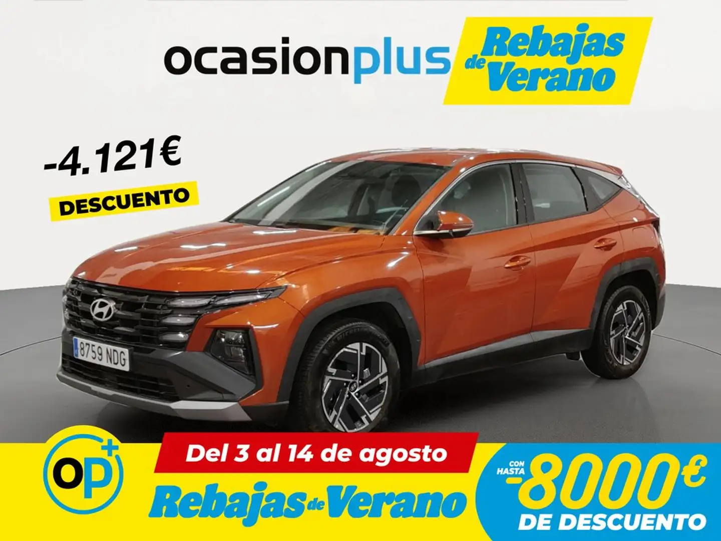 Hyundai TUCSON 1.6 T HEV Klass AT Naranja - 1