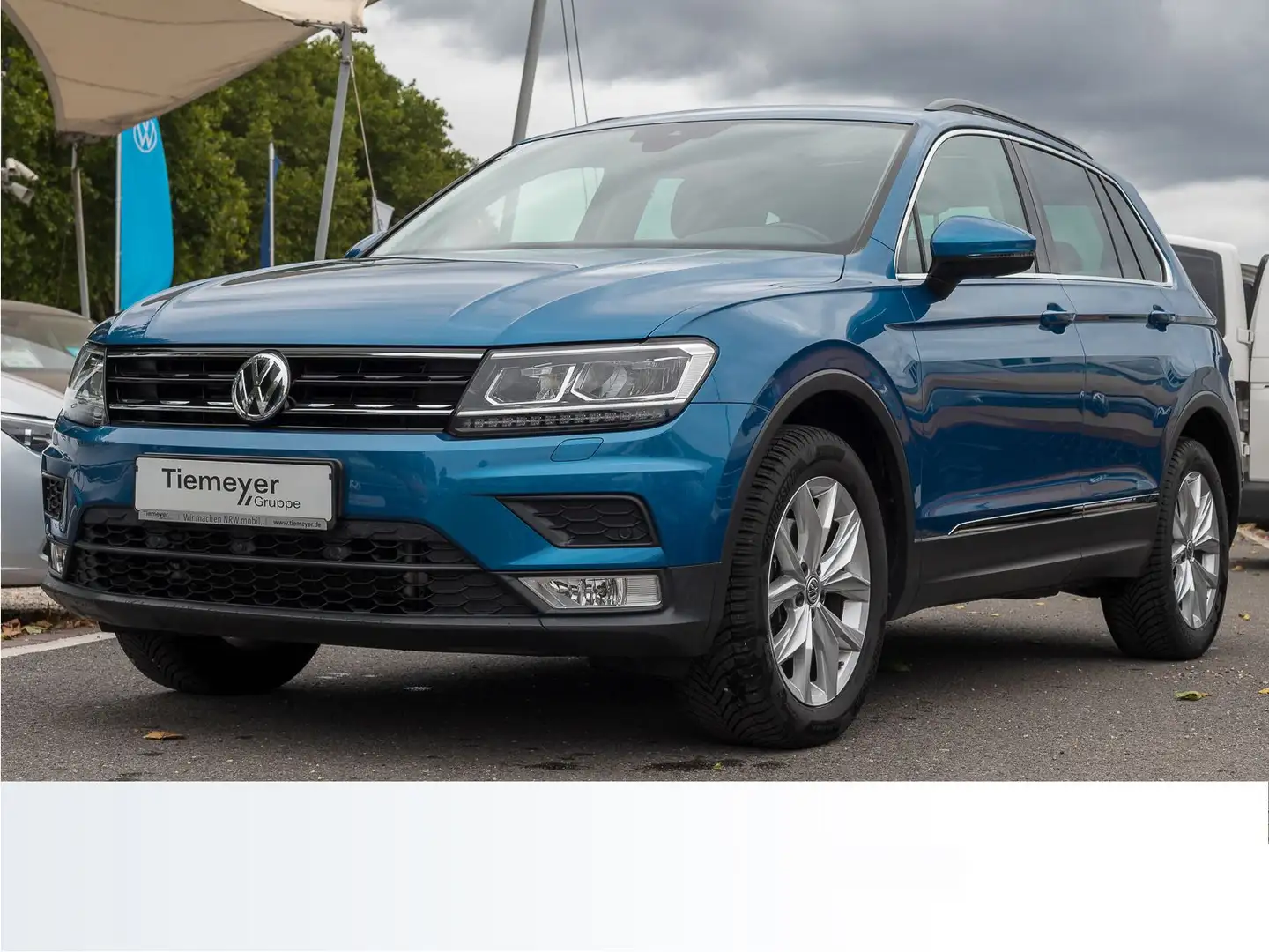 Volkswagen Tiguan 2.0 TDI DSG 4M AHK PANO NAVI STHZG LED Bleu - 2