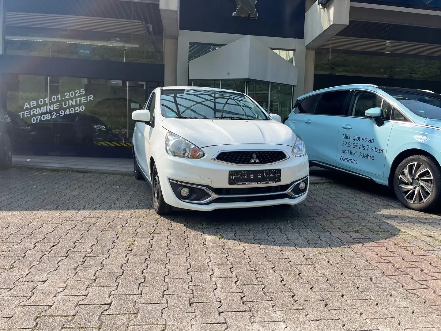 Mitsubishi Space Star Basis super Zustand und wenig gelaufen 1. Hand Weiß - 2