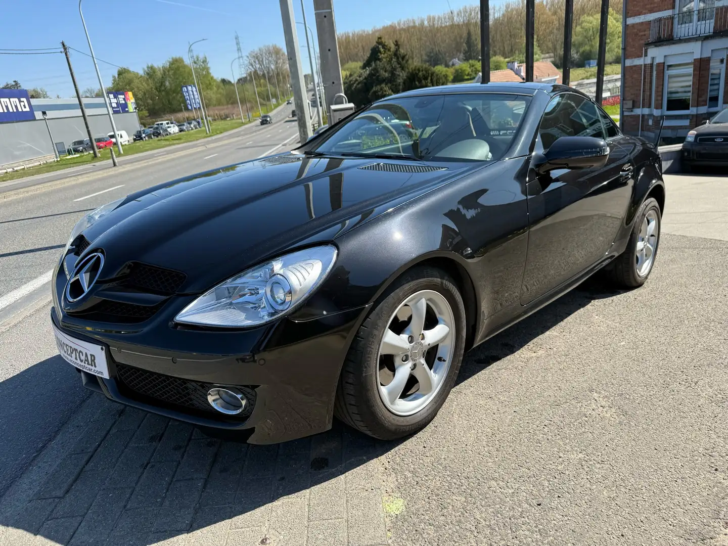 Mercedes-Benz SLK 200 Kompressor // FAIBLE KILOMÈTRES // Noir - 1
