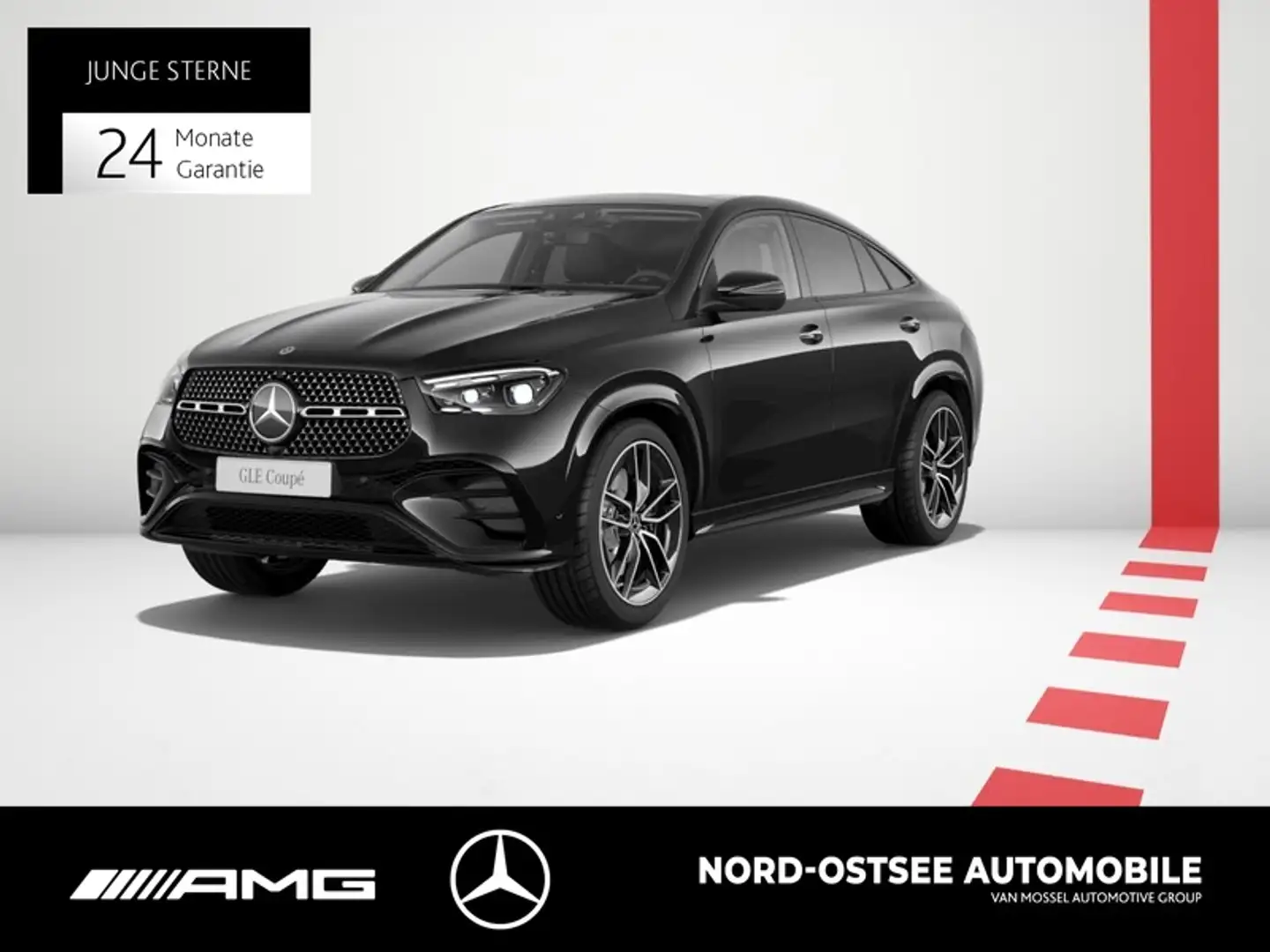 Mercedes-Benz GLE 450 d 4M COUPÈ PANO HUD 360° AHK SHZ NIGHT Schwarz - 1