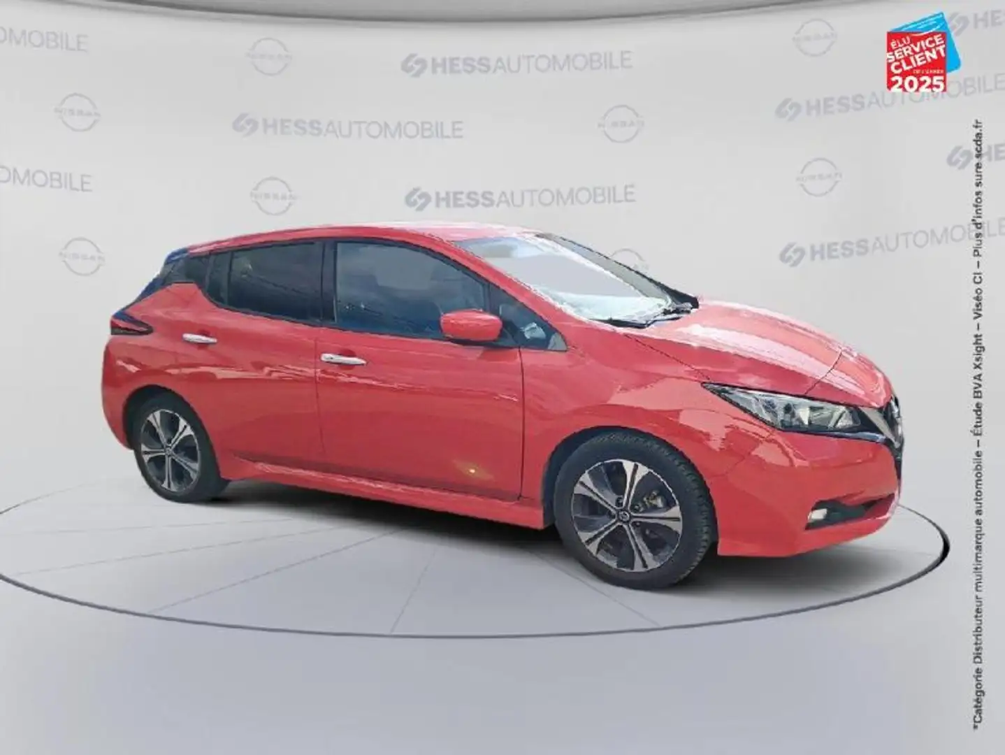 Nissan Leaf 150ch 40kWh N-Connecta Sieges chauf Camera Rouge - 2