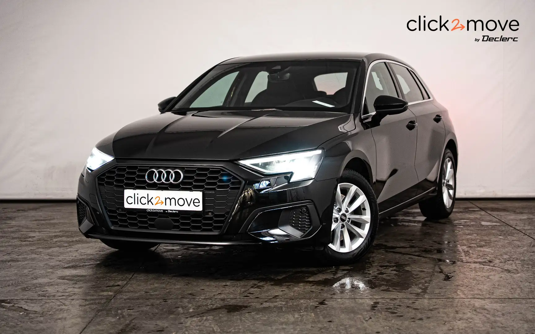 Audi A3 A3 Sportback 30 TFSI S Tronic *Cuir* Zwart - 1