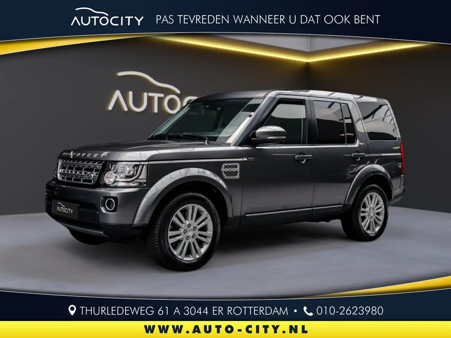 Land Rover Discovery Jaguar 3.0 SDV6 HSE Luxury Edition 7p l Pano l Led Gris - 1