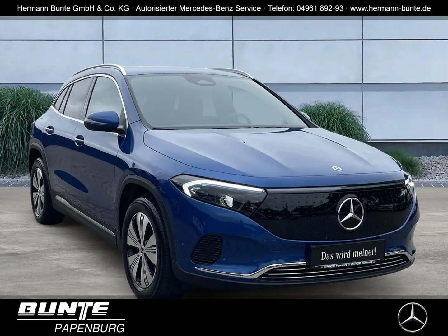 Mercedes-Benz EQA 300 4M/Progressive/FLEX-BONUS/AHK/FAP/LED Navi Blau - 1