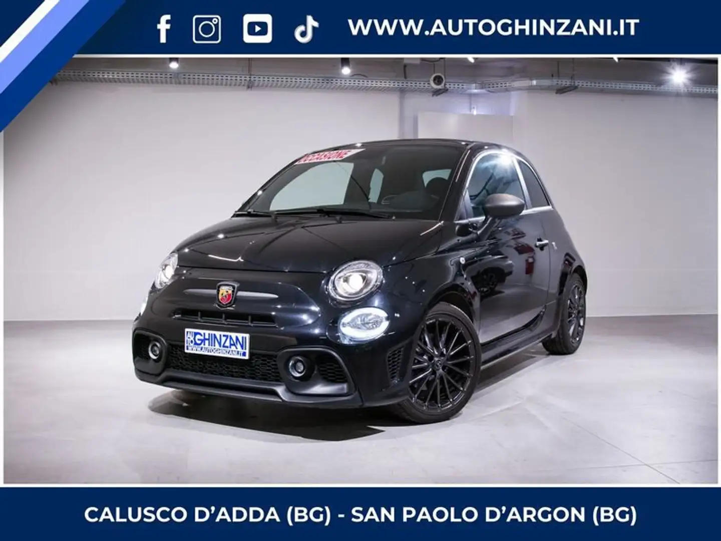Abarth 595 1.4 Turbo T-Jet 165 CV Negro - 1
