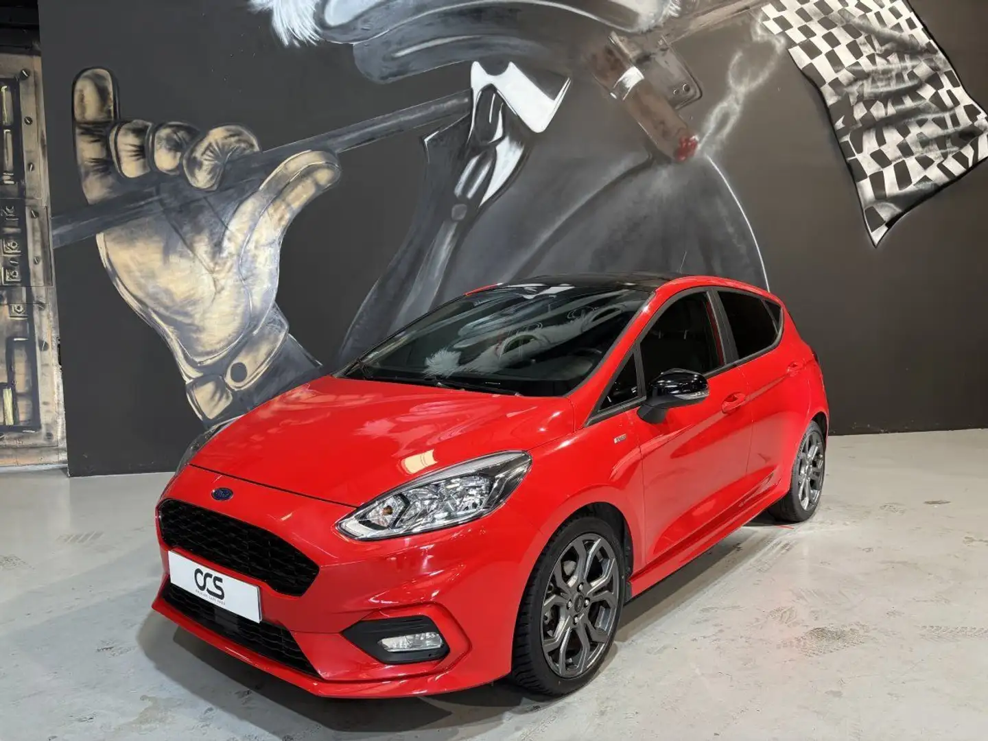 Ford Fiesta ECOBOOST 100CH ST-LINE Rood - 2