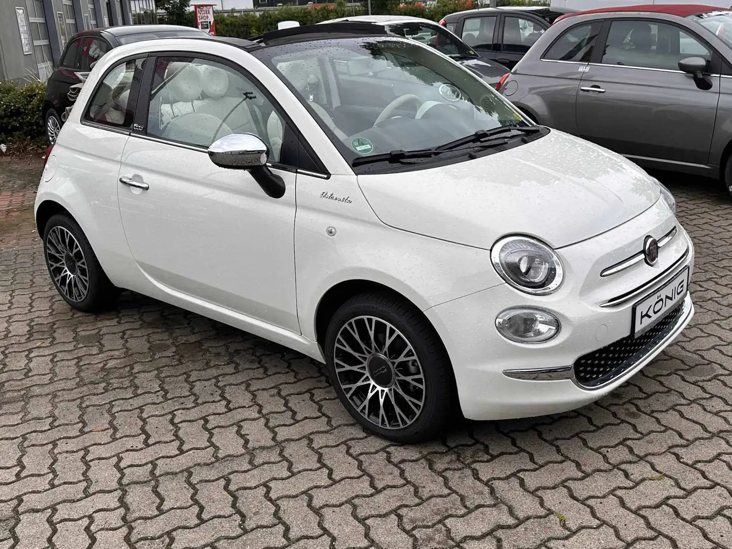 Fiat 500C 1,0 PIU Dolcevita Navi PDC Klimaautomatik Weiß - 2
