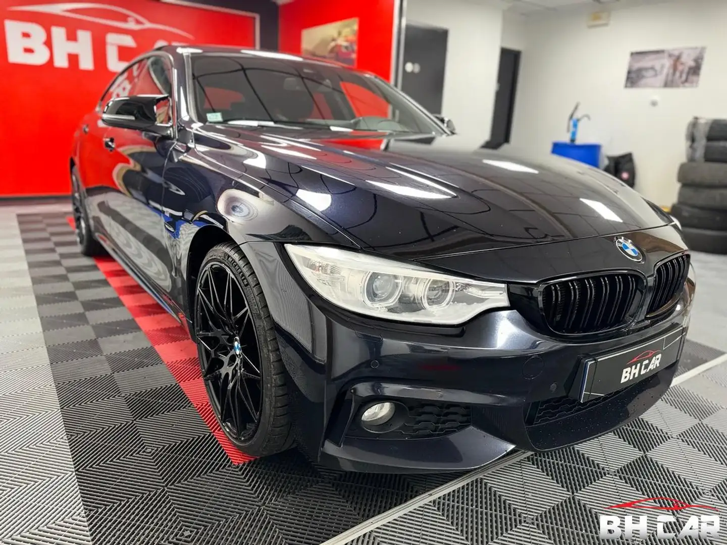 BMW 430 Grand Coupe 430d X-Drive 258 BVA Full M Sport 1ère Bleu - 2