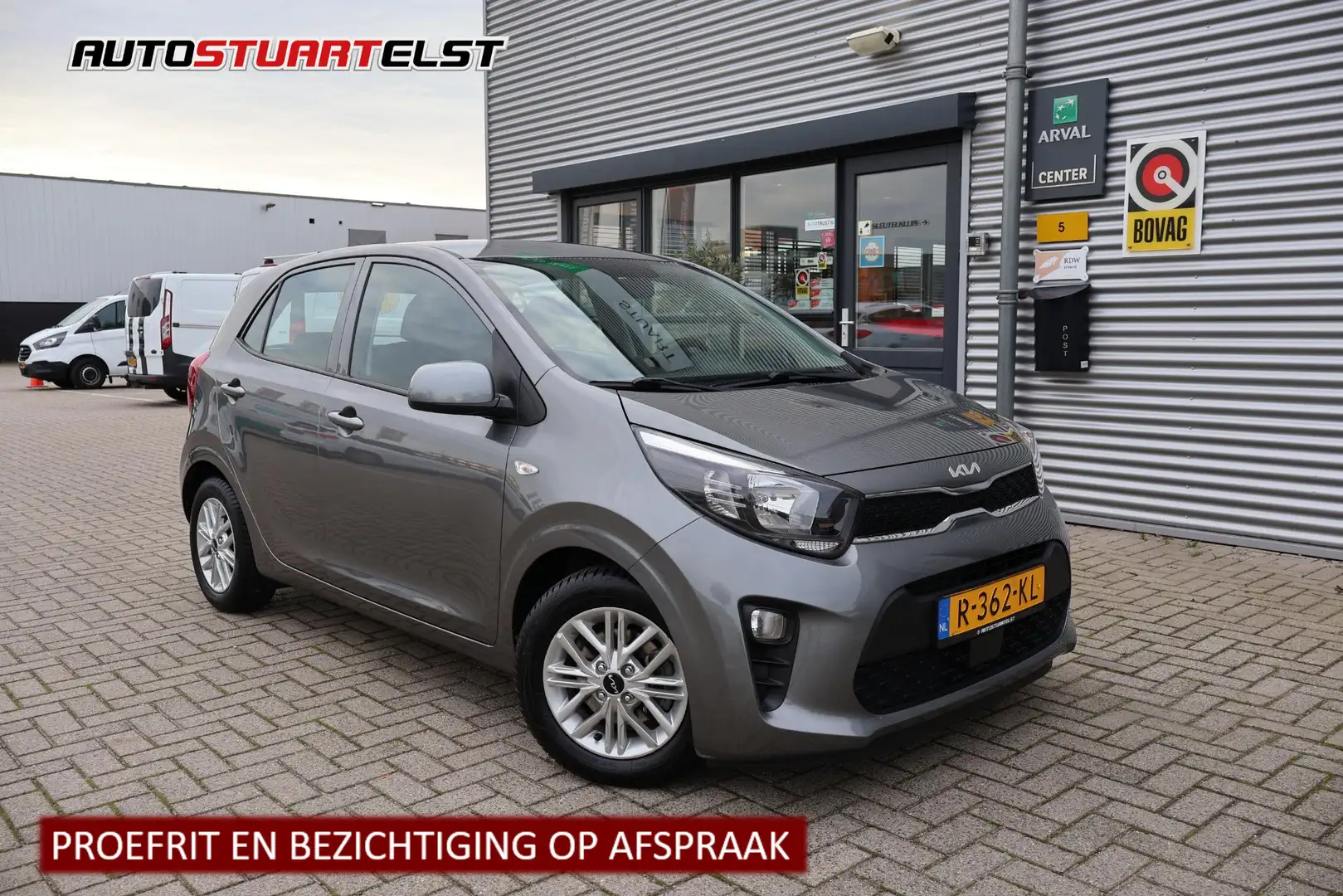 Kia Picanto 1.0 DPi DynamicLine 1e Eigenaar | Volledig Onderh Grijs - 1