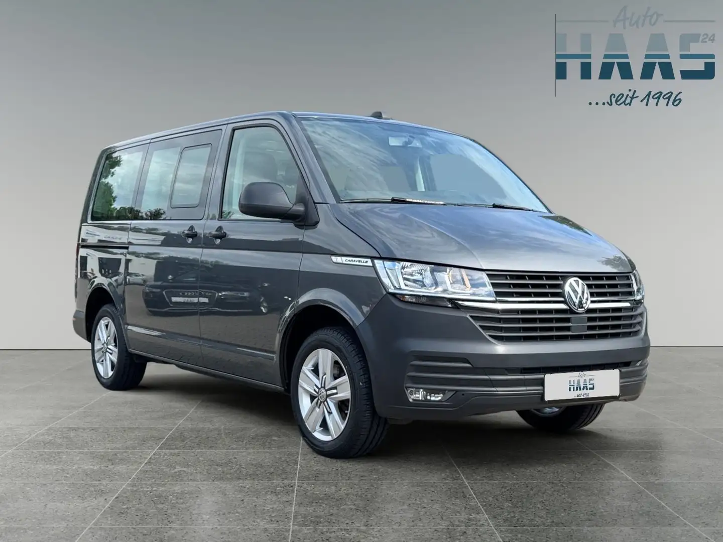 Volkswagen T6 Caravelle T6.1 Caravelle 3x Klimaautmatik AHK 68000Km Grau - 1