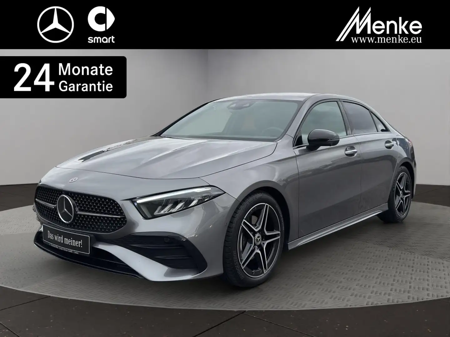 Mercedes-Benz A 200 Limo AMG Night+Memo+Distro+360+AHK Gris - 1