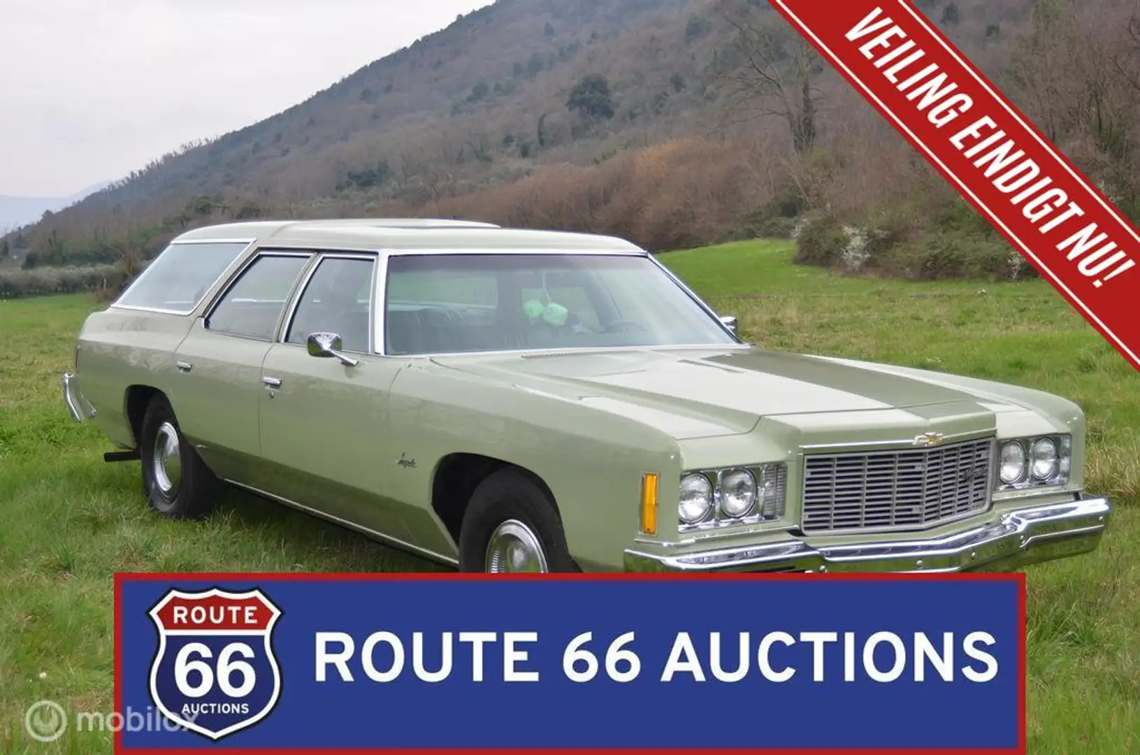 Chevrolet Impala Station Wagon | 1975 | Route 66 Auctions Schwarz - 1