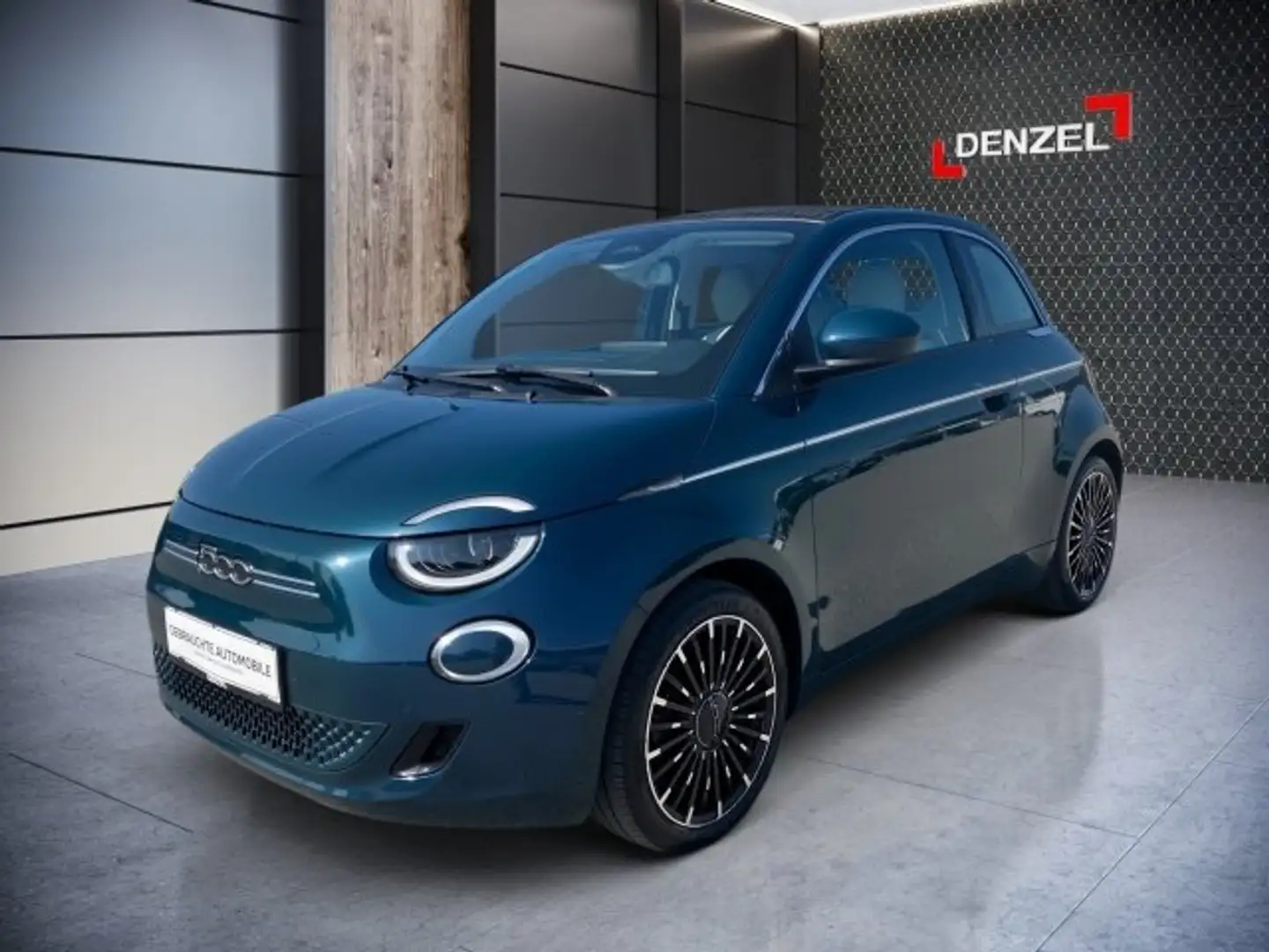Fiat 500 Elektro Grün - 1