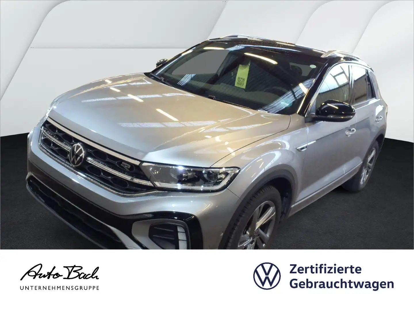 Volkswagen T-Roc R-Line 1.5TSI DSG Navi LED ACC EPH AHK Silber - 1
