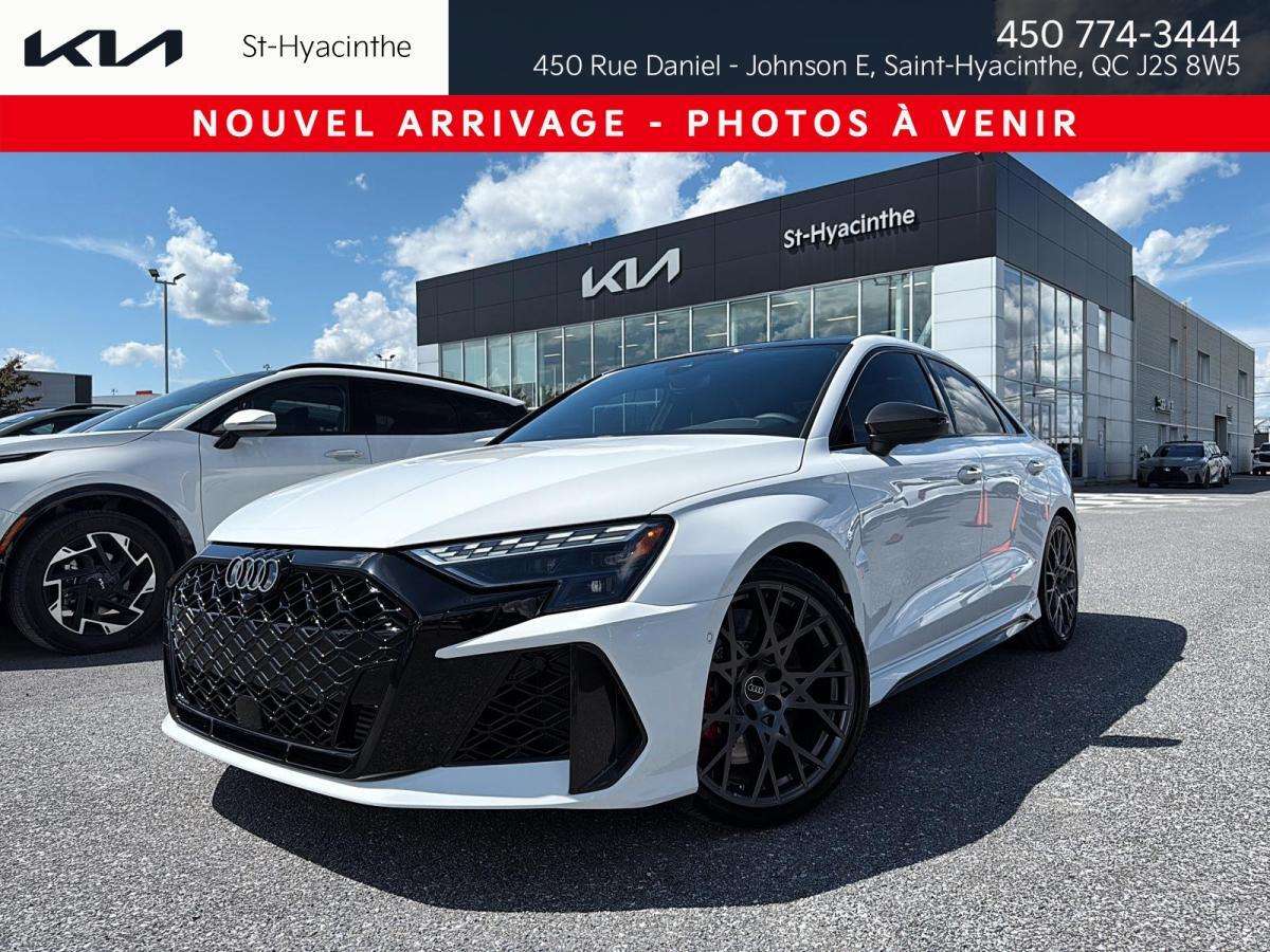 2025 Audi RS3 2.5 TFSI quattro // JAMAIS ACCIDENTÉ // PPF // TRÈ