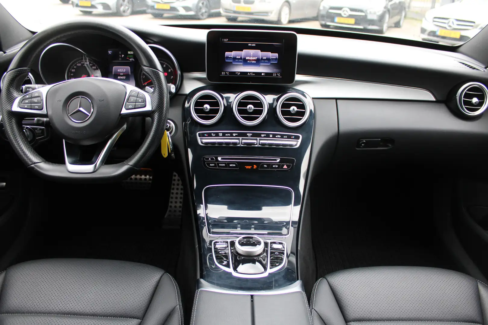 Mercedes-Benz C 350 350e Avantgarde BURMESTER LEDER 18'' LUCHTVERING Grigio - 2