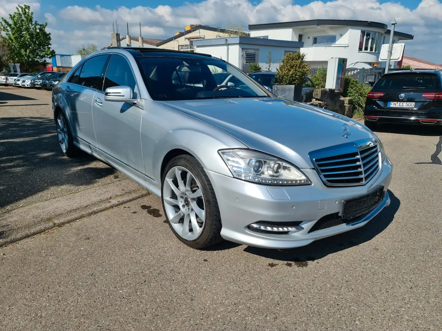 Mercedes-Benz S 500 L 4-Matic AMG V8 Sauger Pano Lorinser Argent - 2