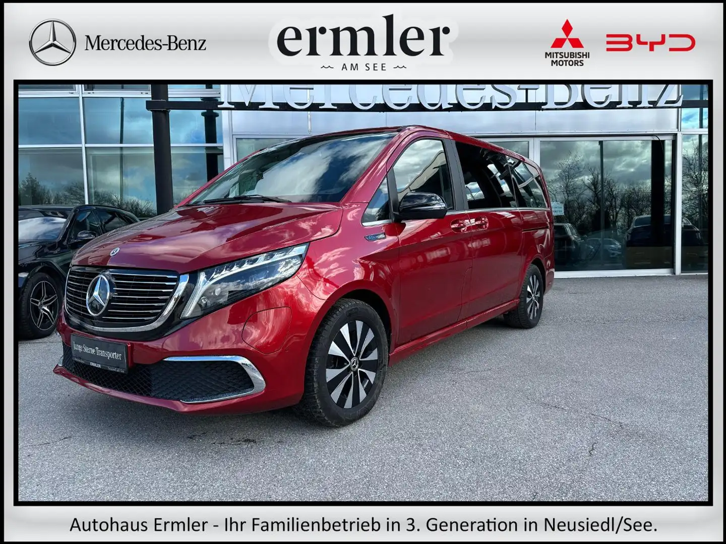 Mercedes-Benz EQV 300 AVANTGARDE Lang LED Klima Elektro Rot - 1