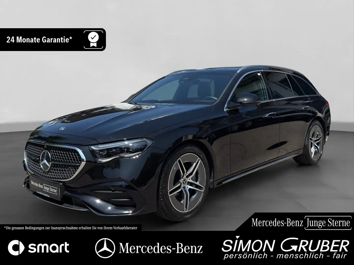 Mercedes-Benz E 450 Td 4M AMG Pano DigiLight Distronic 360 AHK Schwarz - 1