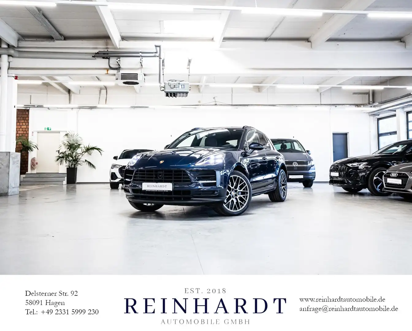Porsche Macan S BLACK/21Z./PDLS+/ACC/PANO/SPORT-CHRONO Blau - 1