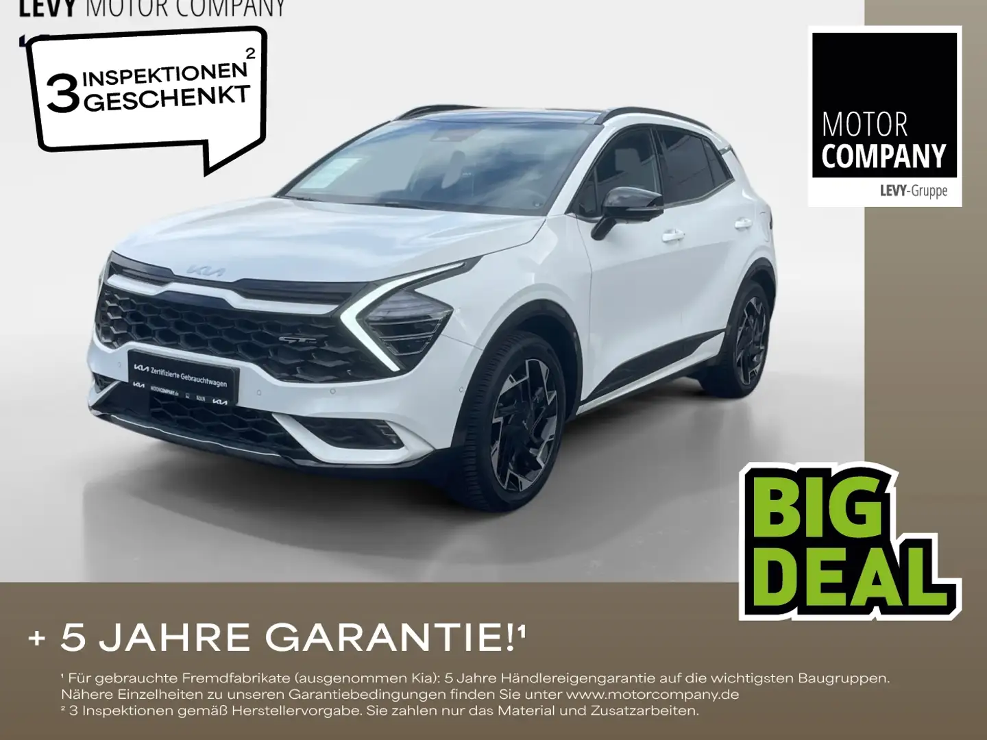 Kia Sportage 1.6 T-GDI +PHEV+GT-Line+ Panorama+Allwet Weiß - 1
